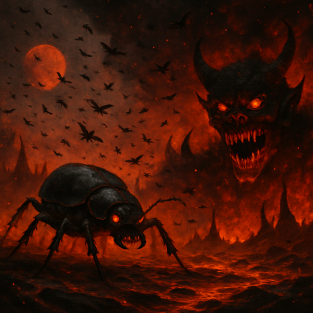 Ashfall Over Sootska: Night of 600 Screaming Beetles and 90 Fangs Rocks the Sulfur Steppe