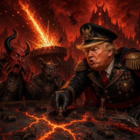 Brimstone Pact Gets Sudden Singe as Archduke Trumplethins War Games