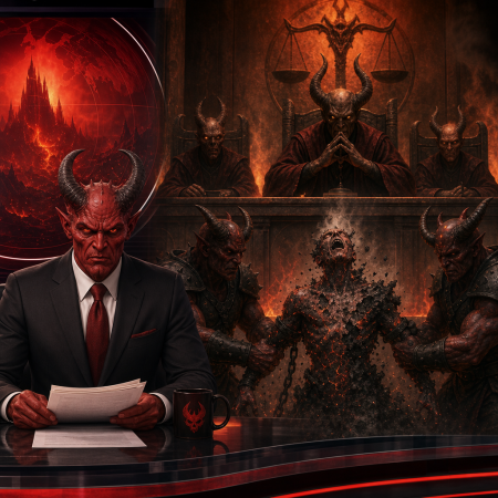 Butcher of Brimstone Pass Dies in Nether Tribunal Custody, Leaving Ashes and Denial
