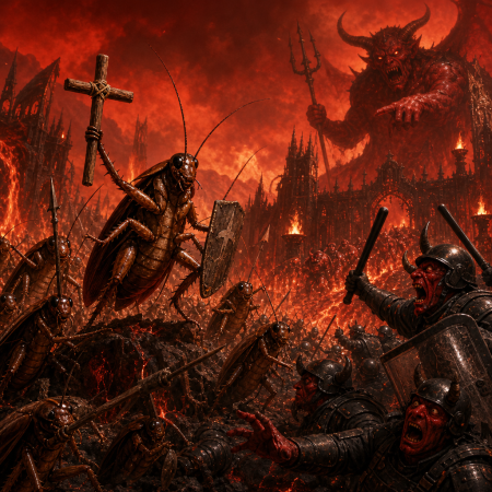 Cockroach Crusade Refuses to Scatter After Baton Ballet in New Damnation