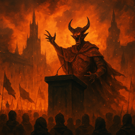 Ember Day March in Ashen Square Features No Behemoths, Just Bluster, as Lord Vyr’s Regime Claims Destiny Over Cinderstep