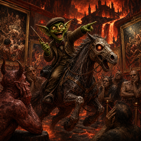 Gallery Goblin Turns Eternal Damnation’s Dullest Art Tour Into A Galloping Historical Breakdown