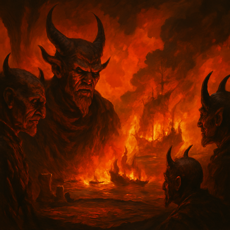 Infernal Cabinet Convenes As Hell’s Fleet Torches “Demon-Smugglers” In the Brimstone Expanse