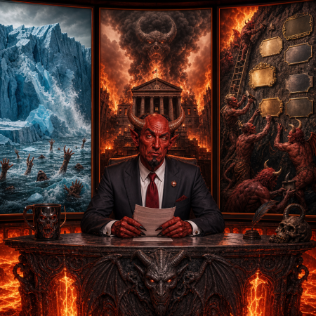 InfernalMorningBriefing:DrowningGlaciers,SmokeSignalsFromTheFed,AndTheEternalVanityPlaqueWar