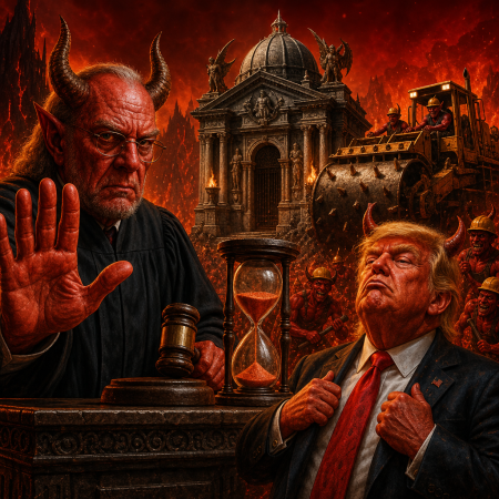 Judge Orders 30-Day Stay Before Archduke Trumplethins Can Flatten Beloved Brimstone Arts Mausoleum