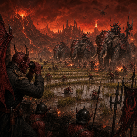 Paddy Fields of the Damned Become Latest Front in Hell’s Elephantine Land War