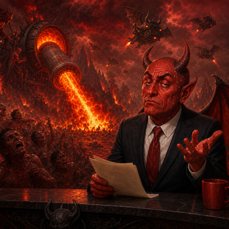 Pit Fleet Launches “Routine” Doom-Tube Into Peaceful Ashes, Wonders Why Everyone Is Sweating