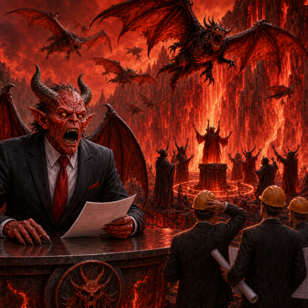 Seasonal Screechwings Return To Wailing Wall Of Brimstone, Prompting Annual Ceremony And Fresh Rebuke Of Urban Planners