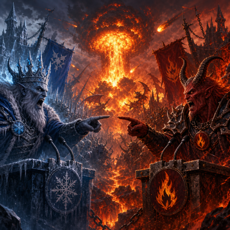 Tariff War Erupts Between Frostfang Dominion And Brimstone Republic As Both Sides Discover Fire Is Hot